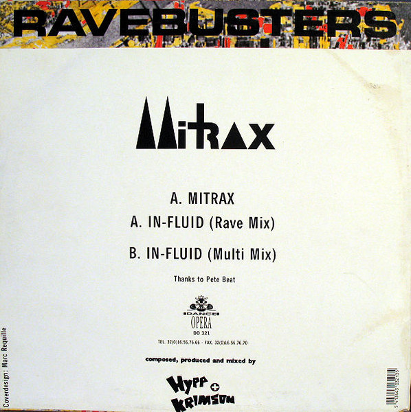 Ravebusters - Mitrax | Dance Opera (DO 321) - 2