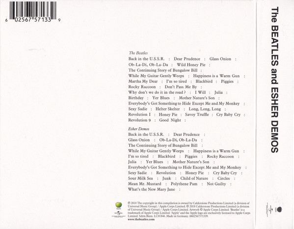 The Beatles - The Beatles And Esher Demos | Apple Records (0602567571339) - 3
