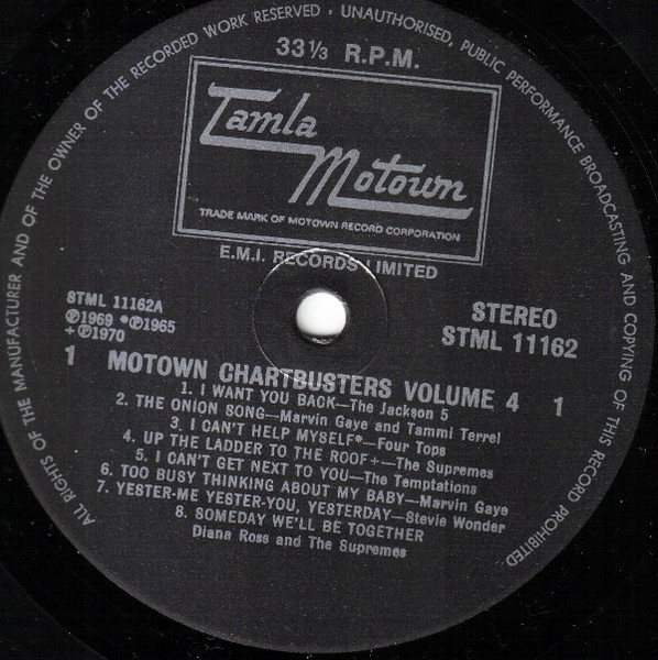 Various - Motown Chartbusters Vol. 4 | Tamla Motown (STML 11162) - 3 Various - Motown Chartbusters Vol. 4 | Tamla Motown (STML 11162) - 3