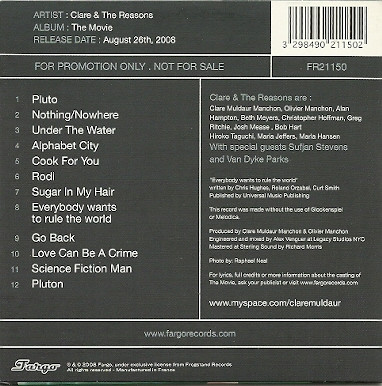 Clare And The Reasons - The Movie | Fargo (FR21150) - 2