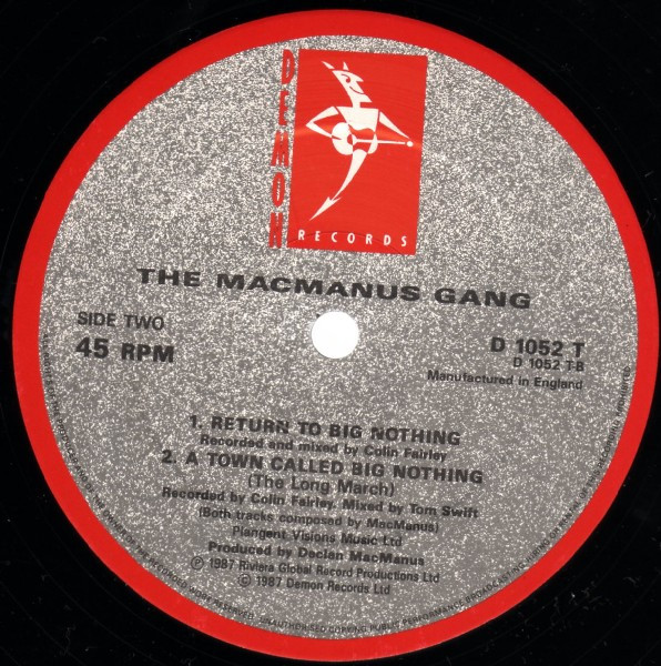 The MacManus Gang - A Town Called Big Nothing | Demon Records (D1052T) - 4