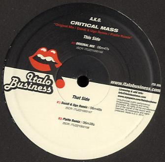 A.K.O. - Critical Mass | Italo Business (ita006) - 2 A.K.O. - Critical Mass | Italo Business (ita006) - 2