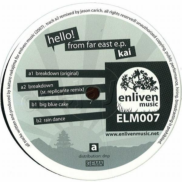 Kai - Hello! From Far East EP | Enliven Music (ELM 007)