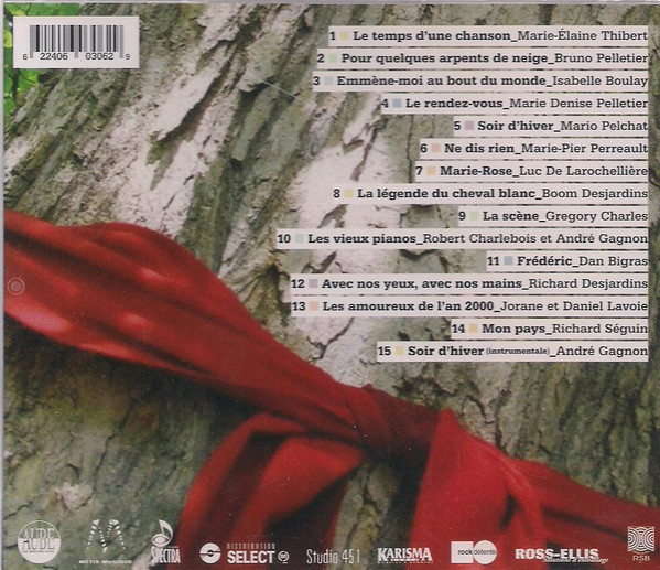 Various - Le Temps D'une Chanson... Le Temps De Dire Je T'aime Claude Léveillée | Les Disques Aube (AUBECD-0306) - 4