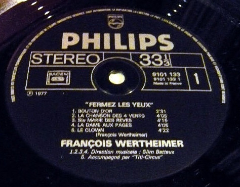 François Wertheimer - Fermez Les Yeux | Philips (9101 133) - 4 François Wertheimer - Fermez Les Yeux | Philips (9101 133) - 4