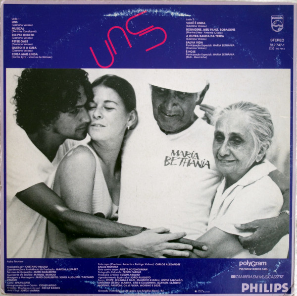 Caetano Veloso - Uns | Philips (812 747-1) - 2