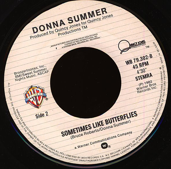 Donna Summer - Love Is In Control (Finger On The Trigger) | Warner Bros. Records (WB 79.302) - 4