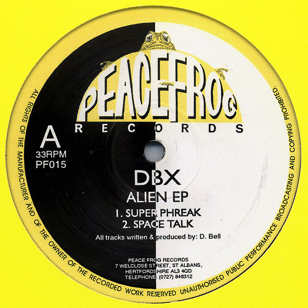 DBX - Alien EP | Peacefrog Records (PF015) - main