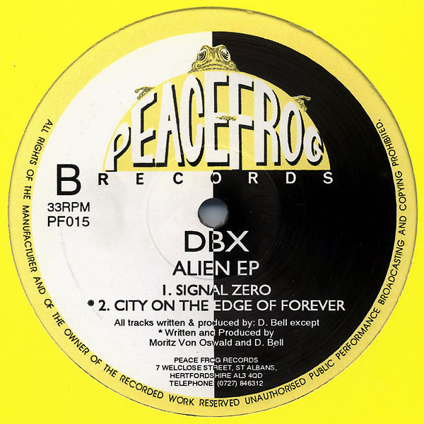 DBX - Alien EP | Peacefrog Records (PF015) - 2