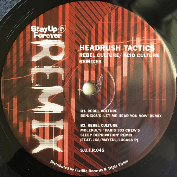 Headrush Tactics - Rebel Culture / Acid Culture (Remixes) | Stay Up Forever Remix (S.U.F.R. 45)