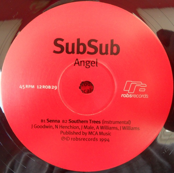 Sub Sub - Angel | Robs Records (12 ROB 29) - main