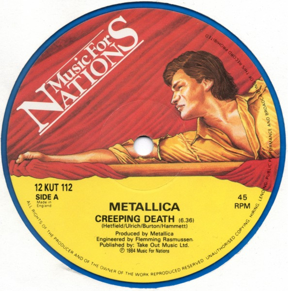 Metallica - Creeping Death | Music For Nations (CV 12 KUT 112) - 3