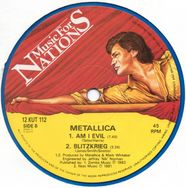 Metallica - Creeping Death | Music For Nations (CV 12 KUT 112) - 4