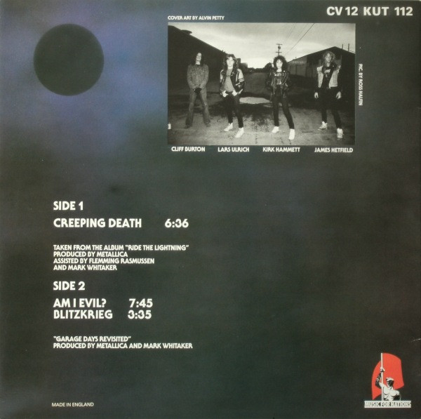 Metallica - Creeping Death | Music For Nations (CV 12 KUT 112) - 2