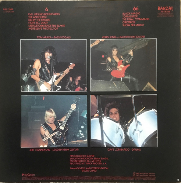 Slayer - Show No Mercy | Banzai Records (BRC 1906) - 2 Slayer - Show No Mercy | Banzai Records (BRC 1906) - 2