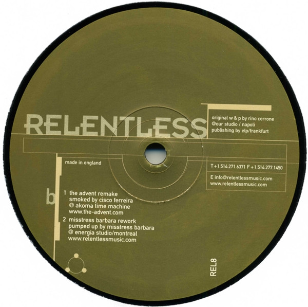 Rino Cerrone - Optical Way (Remixes) | Relentless (REL 08) - 2