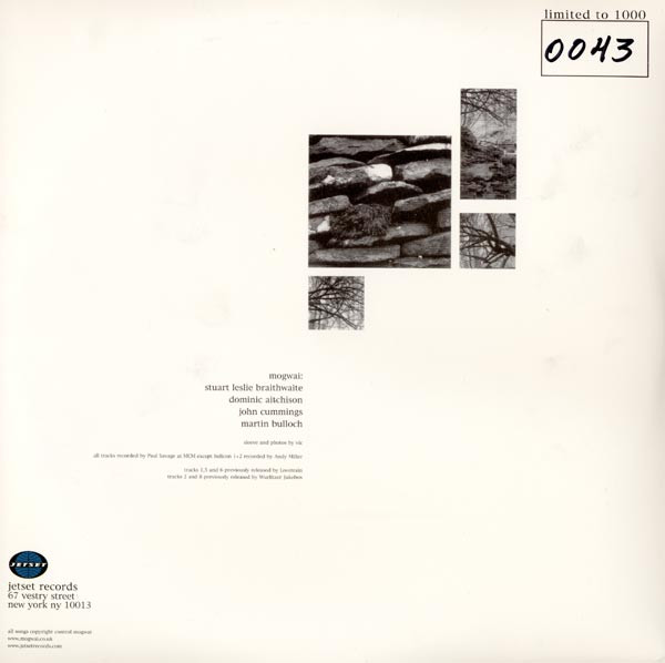 Mogwai - Ten Rapid (Collected Recordings 1996-1997) | Jetset Records (TWA05LP) - 2 Mogwai - Ten Rapid (Collected Recordings 1996-1997) | Jetset Records (TWA05LP) - 2