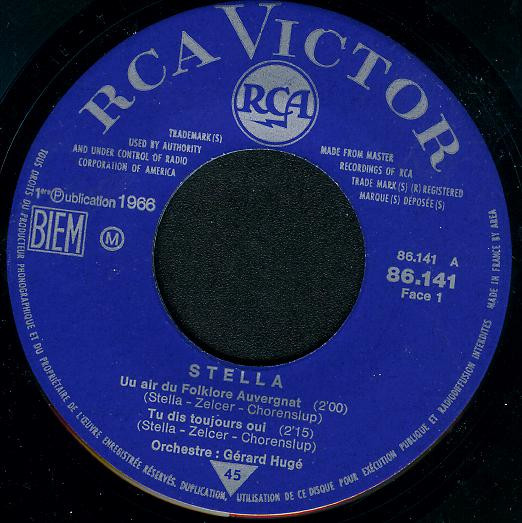 Stella - Un Air Du Folklore Auvergnat | RCA Victor (86.141 M) - 3 Stella - Un Air Du Folklore Auvergnat | RCA Victor (86.141 M) - 3