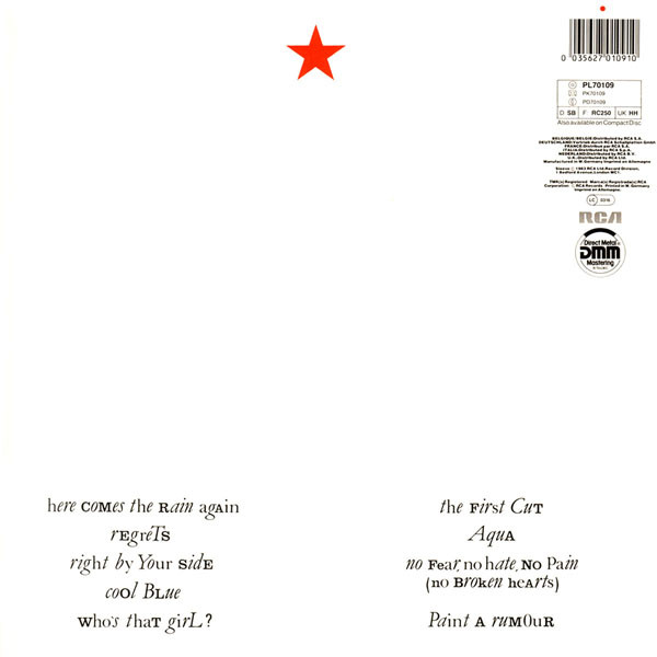 Eurythmics - Touch | RCA (PL 70109) - 2