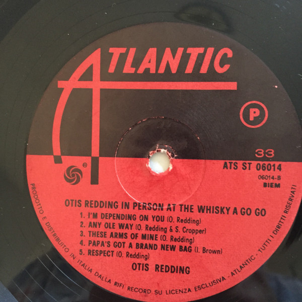 Otis Redding - In Person At The Whisky A Go Go | Atlantic (ATS-ST 06014) - 4