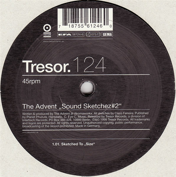 The Advent - Sound Sketchez#2 | Tresor (Tresor 124) - 2