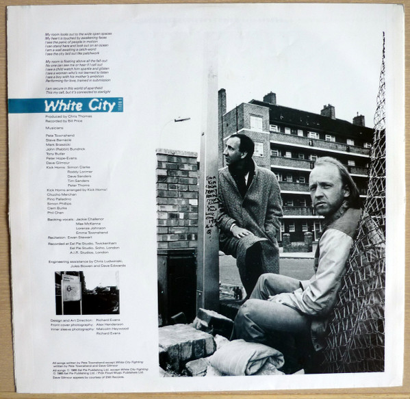 Pete Townshend - White City (A Novel) | ATCO Records (252 392-1) - 3 Pete Townshend - White City (A Novel) | ATCO Records (252 392-1) - 3