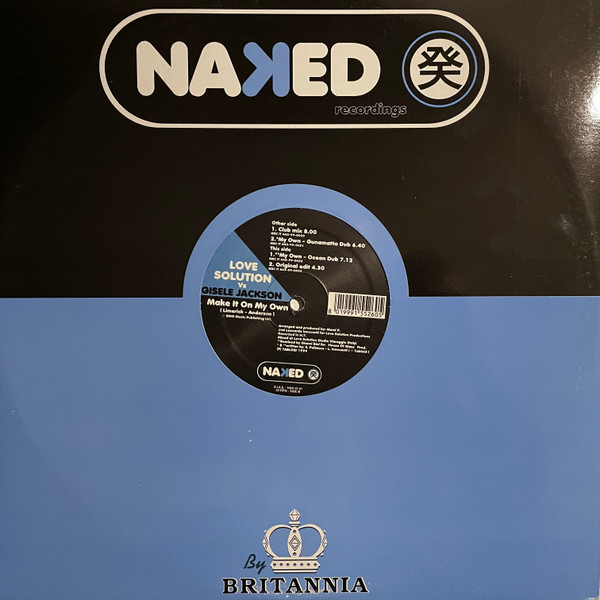 Love Solution vs. Gisele Jackson - Make It On My Own | Naked Recordings (NAK 01.01) - main Love Solution vs. Gisele Jackson - Make It On My Own | Naked Recordings (NAK 01.01) - main