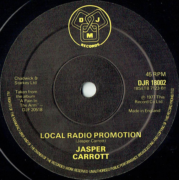 Jasper Carrott - Twelve Days Of Christmas | DJM Records (DJR 18002) - 4