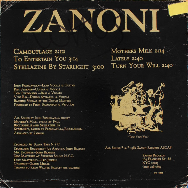 Zanoni - Zanoni | Zanon Records (ZP-200) - 2 Zanoni - Zanoni | Zanon Records (ZP-200) - 2