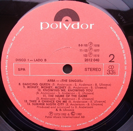 ABBA - The Singles (The First Ten Years) | Polydor (2612040) - 3