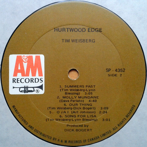Tim Weisberg - Hurtwood Edge | A&M Records (SP4532) - 4 Tim Weisberg - Hurtwood Edge | A&M Records (SP4532) - 4