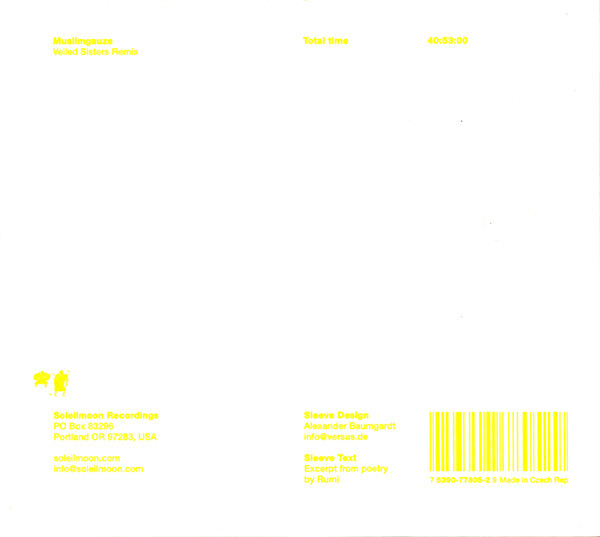 Muslimgauze - Veiled Sisters Remix | Soleilmoon Recordings (SOL 105 CD) - 2