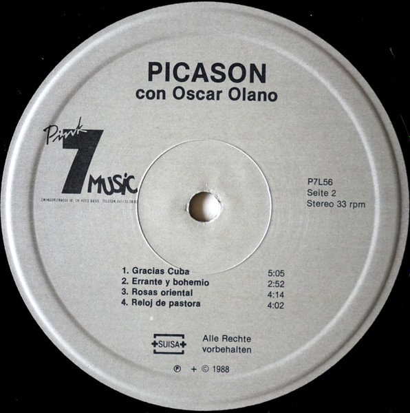 Picason - Picason | Pink 7 Music (P7L56) - 4