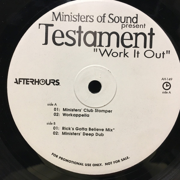Testament - Work It Out | Afterhours (AH-149)