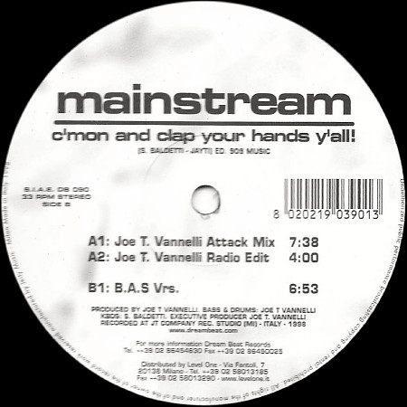 Mainstream - C'mon And Clap Your Hands Y'all! | Dream Beat (DB 090)