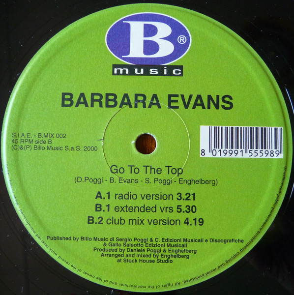 Barbara Evans - Go To The Top | Billo Music (B.MIX 002) - 3 Barbara Evans - Go To The Top | Billo Music (B.MIX 002) - 3