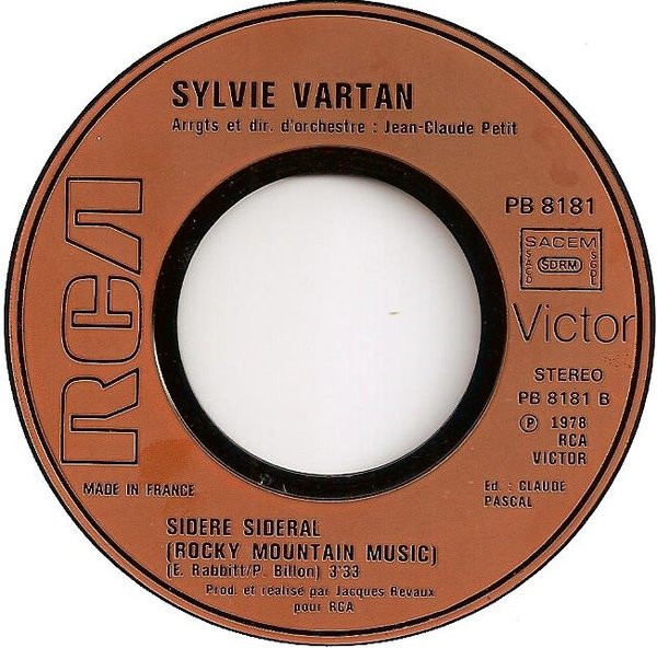 Sylvie Vartan - Disco Queen / Sidéré Sidéral | RCA Victor (PB 8181) - 4 Sylvie Vartan - Disco Queen / Sidéré Sidéral | RCA Victor (PB 8181) - 4