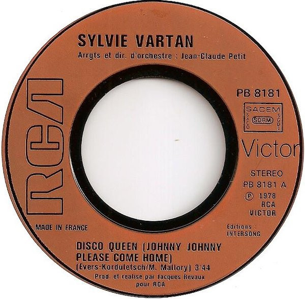 Sylvie Vartan - Disco Queen / Sidéré Sidéral | RCA Victor (PB 8181) - 3 Sylvie Vartan - Disco Queen / Sidéré Sidéral | RCA Victor (PB 8181) - 3