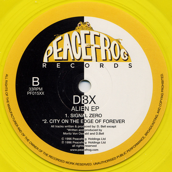 DBX - Alien EP | Peacefrog Records (PF 015XX) - 2 DBX - Alien EP | Peacefrog Records (PF 015XX) - 2