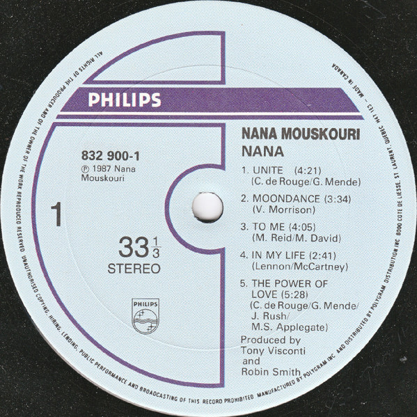 Nana Mouskouri - Nana | Philips (832 900-1) - 3