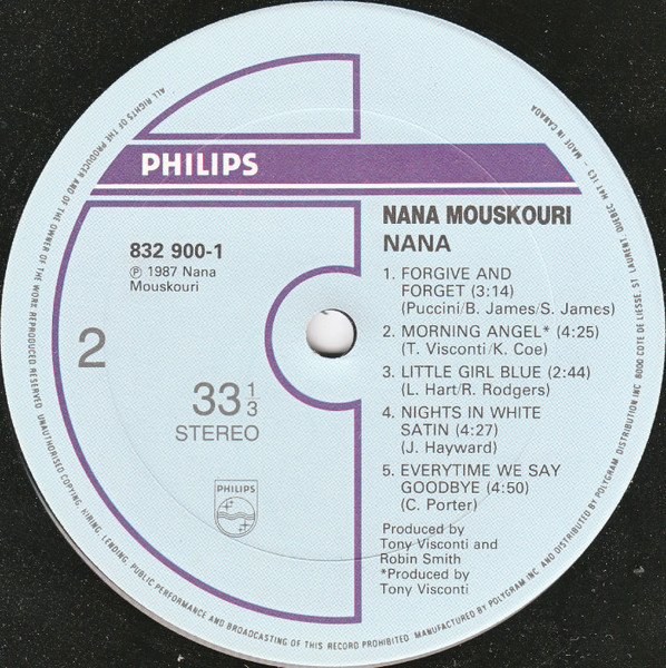 Nana Mouskouri - Nana | Philips (832 900-1) - 4