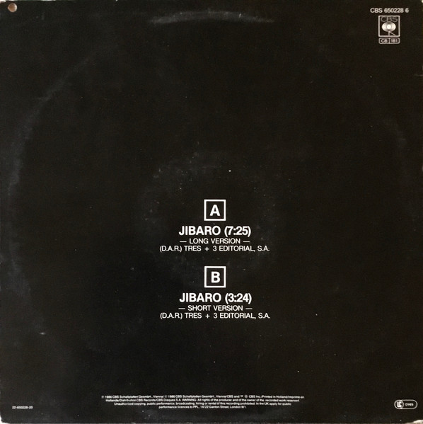 Elkin & Nelson - Jibaro | CBS (CBS 650228 6) - 2