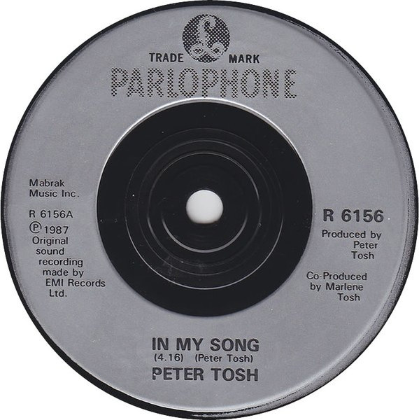 Peter Tosh - In My Song | Parlophone (R 6156) - 3