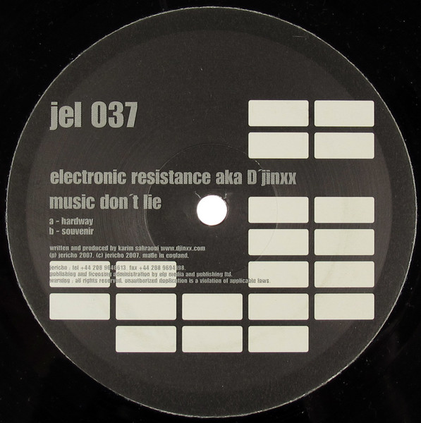 Electronic Resistance - Music Don't Lie | Jericho (jel 037)