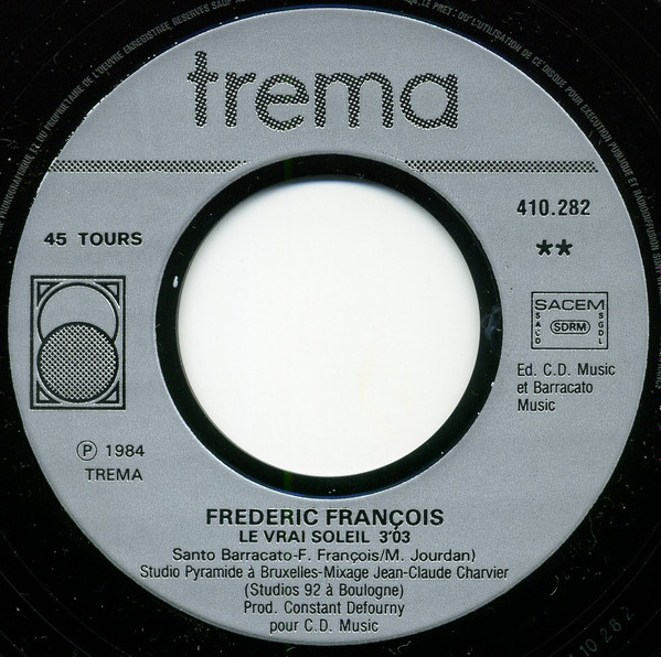 Frédéric François - Mon Coeur Te Dit Je T'aime | Trema (410 282) - 4