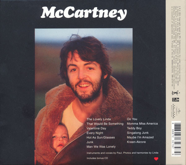 Paul McCartney - McCartney CD | MPL (HRM-32797-02)
