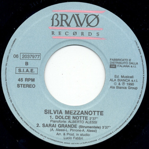 Silvia Mezzanotte - Sarai Grande | Bravø Records (06 2037977) - 4 Silvia Mezzanotte - Sarai Grande | Bravø Records (06 2037977) - 4