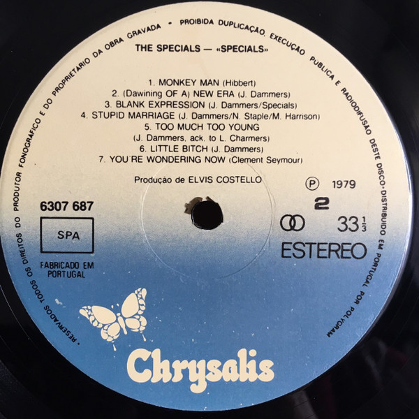 The Specials - Specials | Chrysalis (6307 687) - 4 The Specials - Specials | Chrysalis (6307 687) - 4