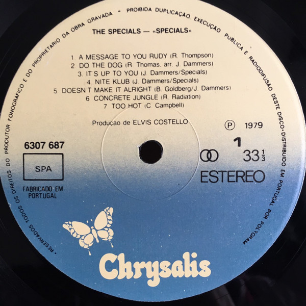 The Specials - Specials | Chrysalis (6307 687) - 3 The Specials - Specials | Chrysalis (6307 687) - 3