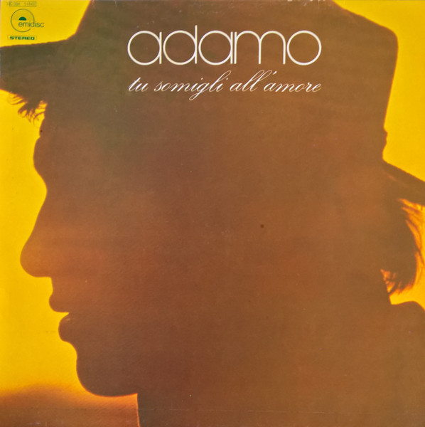 Adamo - Tu Somigli All'Amore | Emidisc (3C 034 - 51843) - main